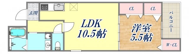 Sun Moon武庫之荘2番館の物件間取画像