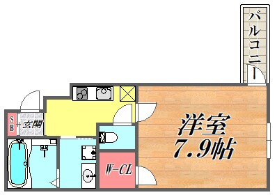 フジパレス塚口本町2番館の物件間取画像