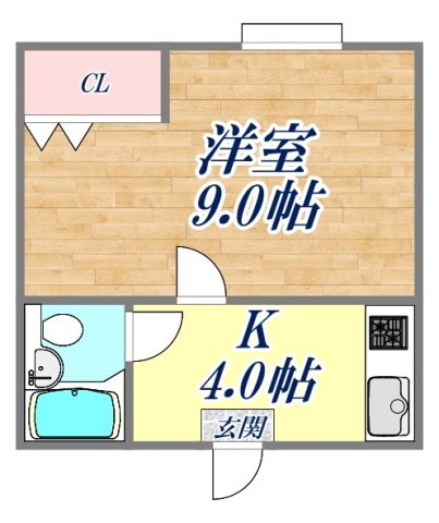 ベル今津の物件間取画像