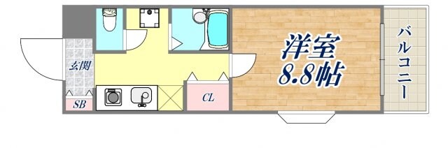 ソフィア2の物件間取画像