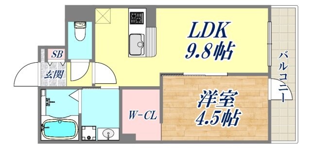 シエルメゾンの物件間取画像