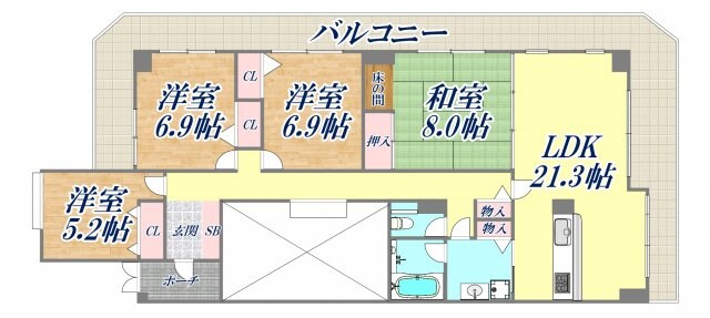 ガーデンヒル苦楽園の物件間取画像