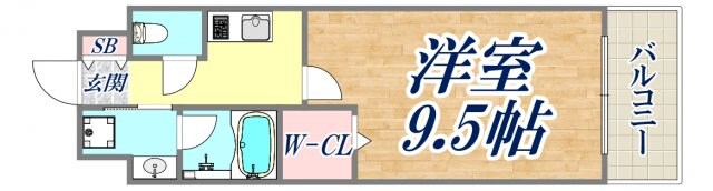 アルバ立花の物件間取画像