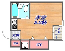 マリンクレール六甲２の物件間取画像