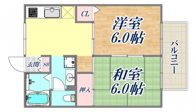 ドルフ御影の物件間取画像