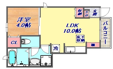 ソレイユ岡本の物件間取画像