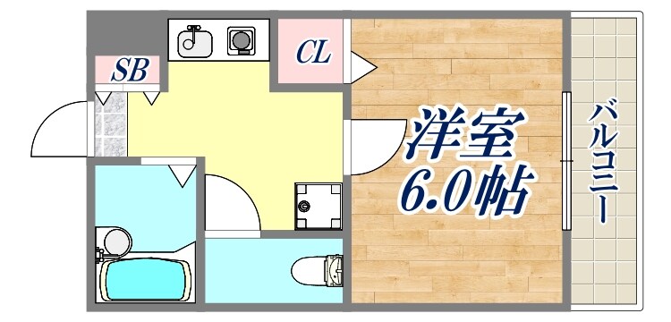 ユニテック江上の物件間取画像