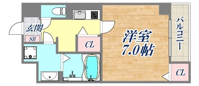 さくら夙川駅 徒歩7分 2階の物件間取画像