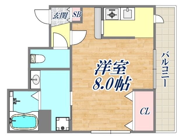 レジスコート甲子園口の物件間取画像