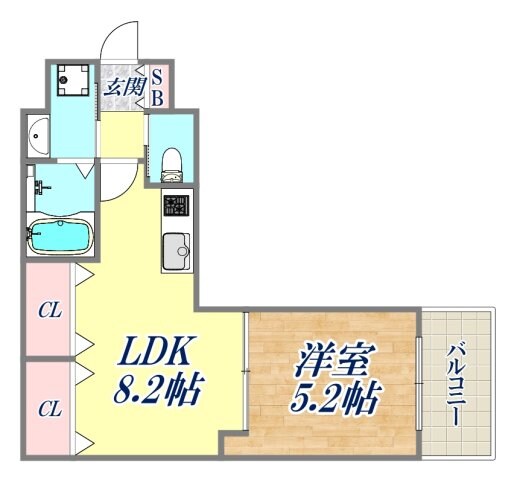 ノーブル甲子園の物件間取画像