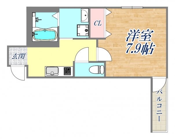 フジパレス西宮戎3番館の物件間取画像