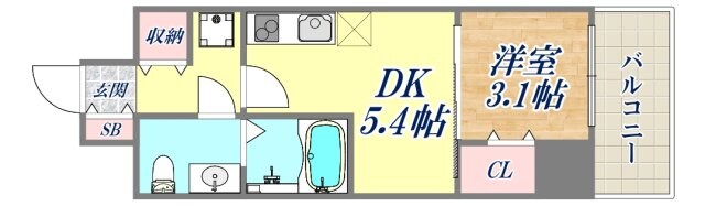 ArtizA尼崎立花の物件間取画像