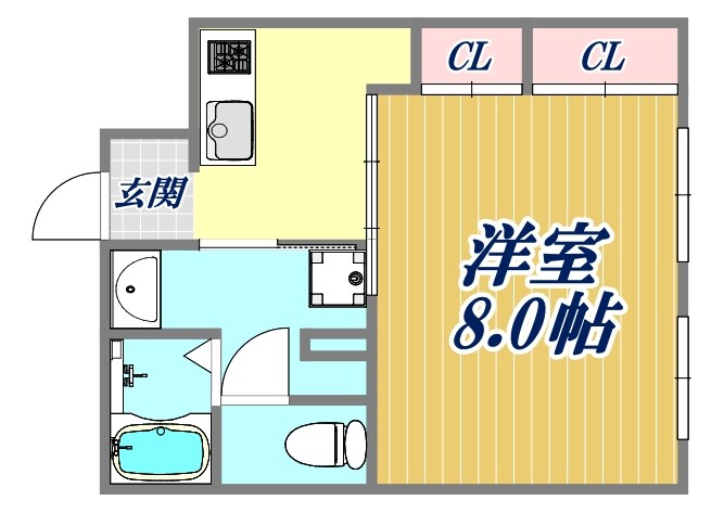 カルムイン香枦園の物件間取画像