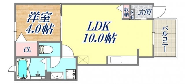 リーウス上ヶ原の物件間取画像