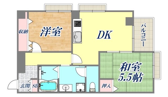 ハイムセトルの物件間取画像