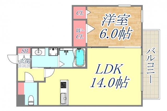 ペルル2の物件間取画像