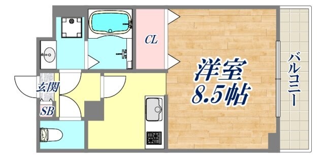 エクセル宝塚の物件間取画像