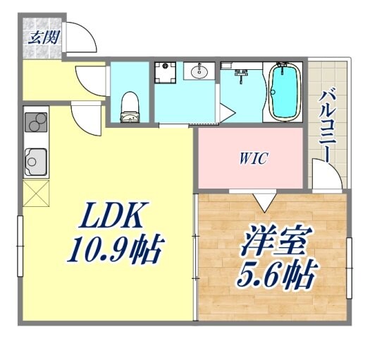 フジパレス西宮春風公園1番館の物件間取画像