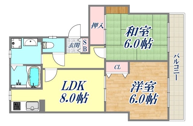 センチュリー髙岡の物件間取画像