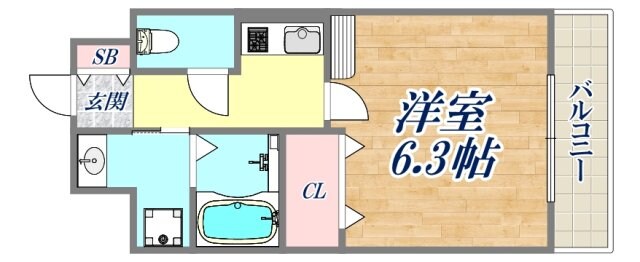 ウィンコート甲子園の物件間取画像