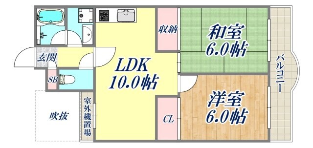 メゾンシャルムの物件間取画像