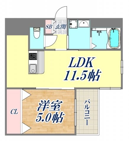 大屋館の物件間取画像