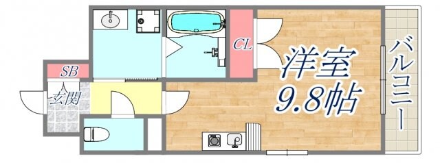 アッシュコート夙川公園の物件間取画像