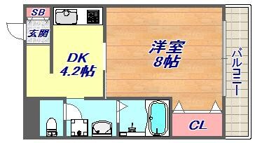 アモンコート１の物件間取画像