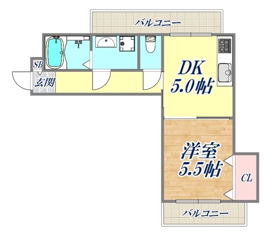 陽光プラザの物件間取画像