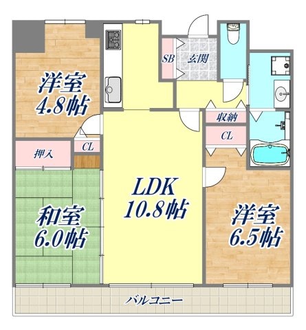 サニーパレスミツモトの物件間取画像