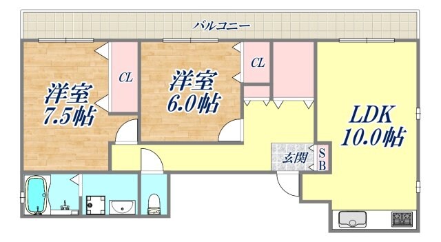 苦楽園パインレーンの物件間取画像