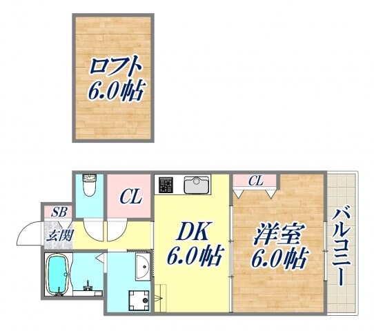 ブルーノ夙川の物件間取画像