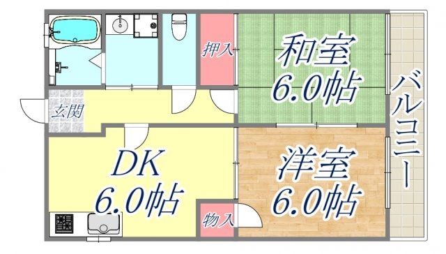 JMIハイツの物件間取画像