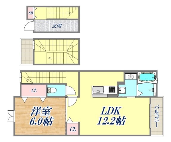 プラセール宝塚2の物件間取画像