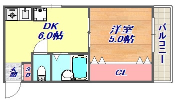 レジデンス灘の物件間取画像