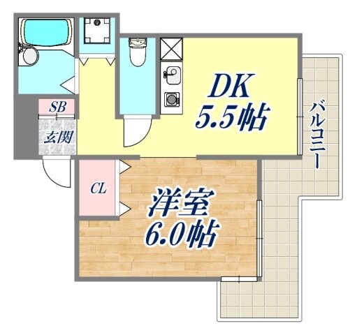 ビオレータ宝塚の物件間取画像