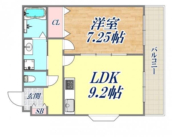 プチシャルマン夙川の物件間取画像