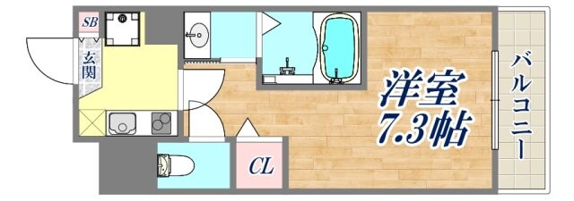 AILE尼崎西の物件間取画像