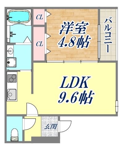 フジパレスJR西宮駅北の物件間取画像