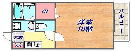 山麓荘の物件間取画像