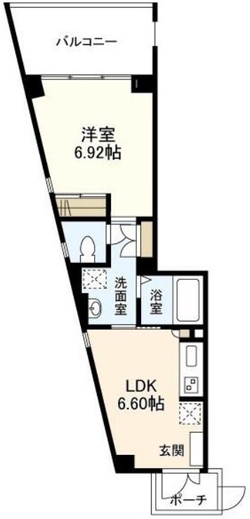 荻窪駅 徒歩13分 4階の物件間取画像