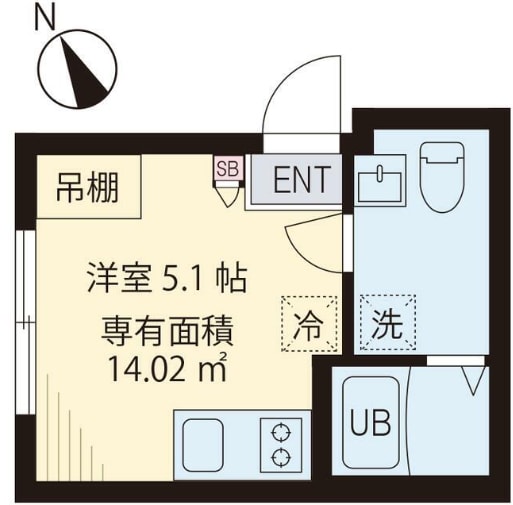 南阿佐ケ谷駅 徒歩3分 4階の物件間取画像