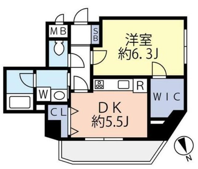 阿佐ケ谷駅 徒歩13分 2階の物件間取画像