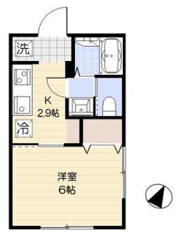 西荻窪駅 徒歩17分 2階の物件間取画像