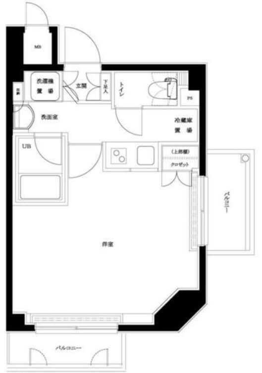 中野富士見町駅 徒歩2分 4階の物件間取画像