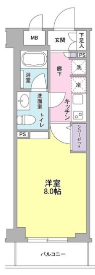 上井草駅 徒歩2分 2階の物件間取画像