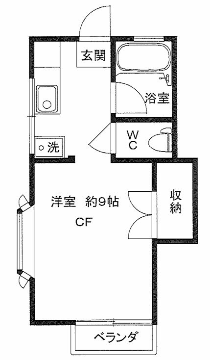 物件間取画像