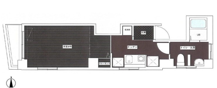 東高円寺駅 徒歩5分 2階の物件間取画像