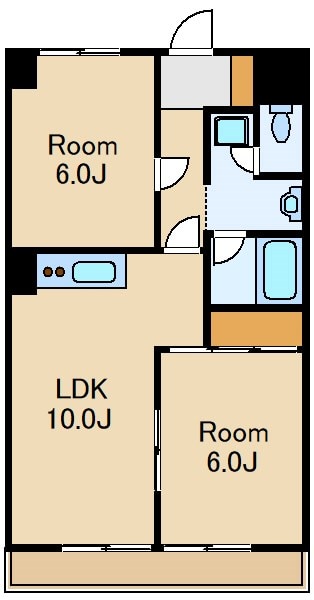 阿佐ケ谷駅 徒歩12分 5階の物件間取画像