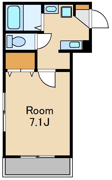 新高円寺駅 徒歩7分 2階の物件間取画像